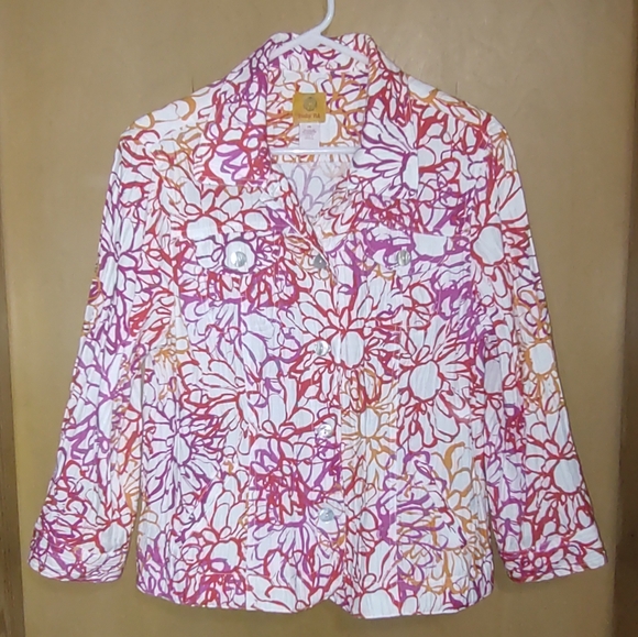 Ruby Rd. Tops - Firm Final price!*Floral Print Jacket(14)